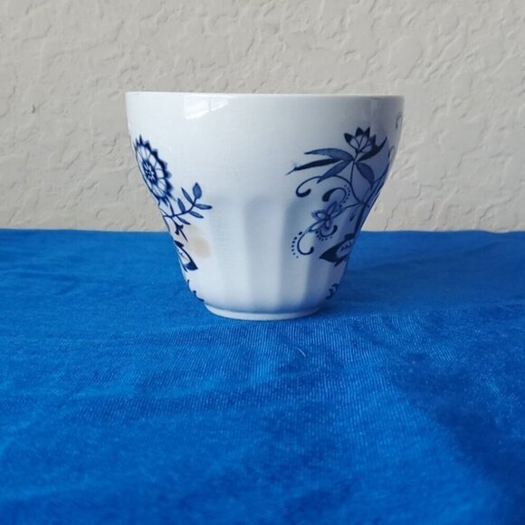 VTG J & G Meakin Classic Blue Nordic Onion Blue and White Tea Cup - Picture 3 of 8